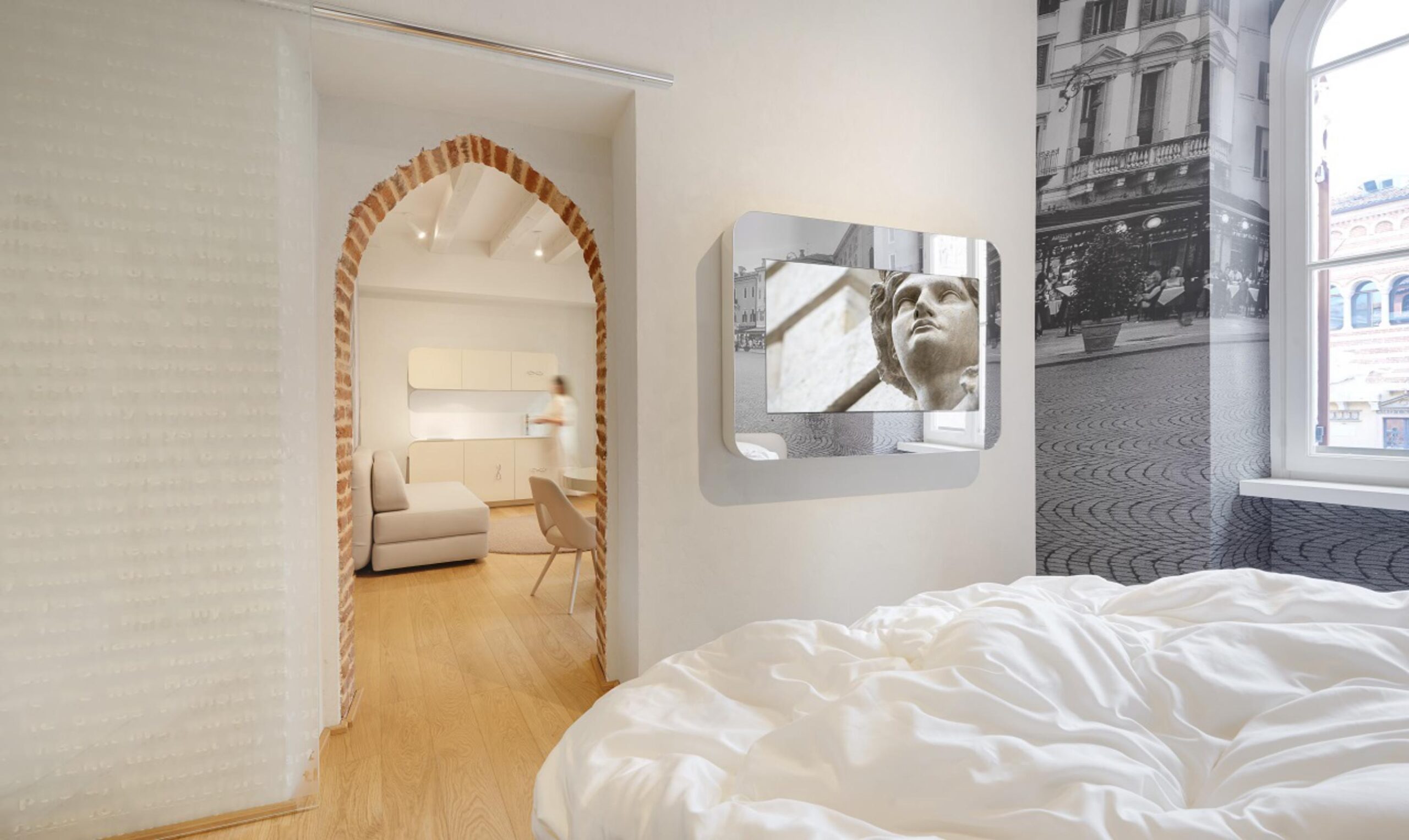 Appartamento Deluxe: Camera da letto e salotto
